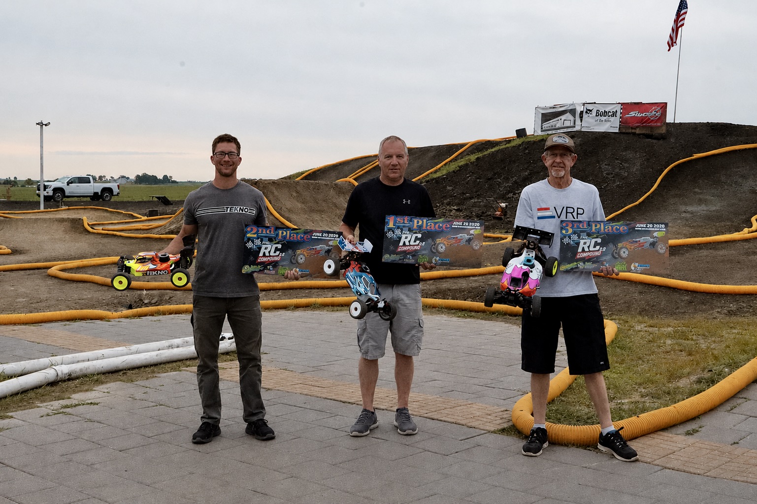 Nitro Buggy winner's circle podium