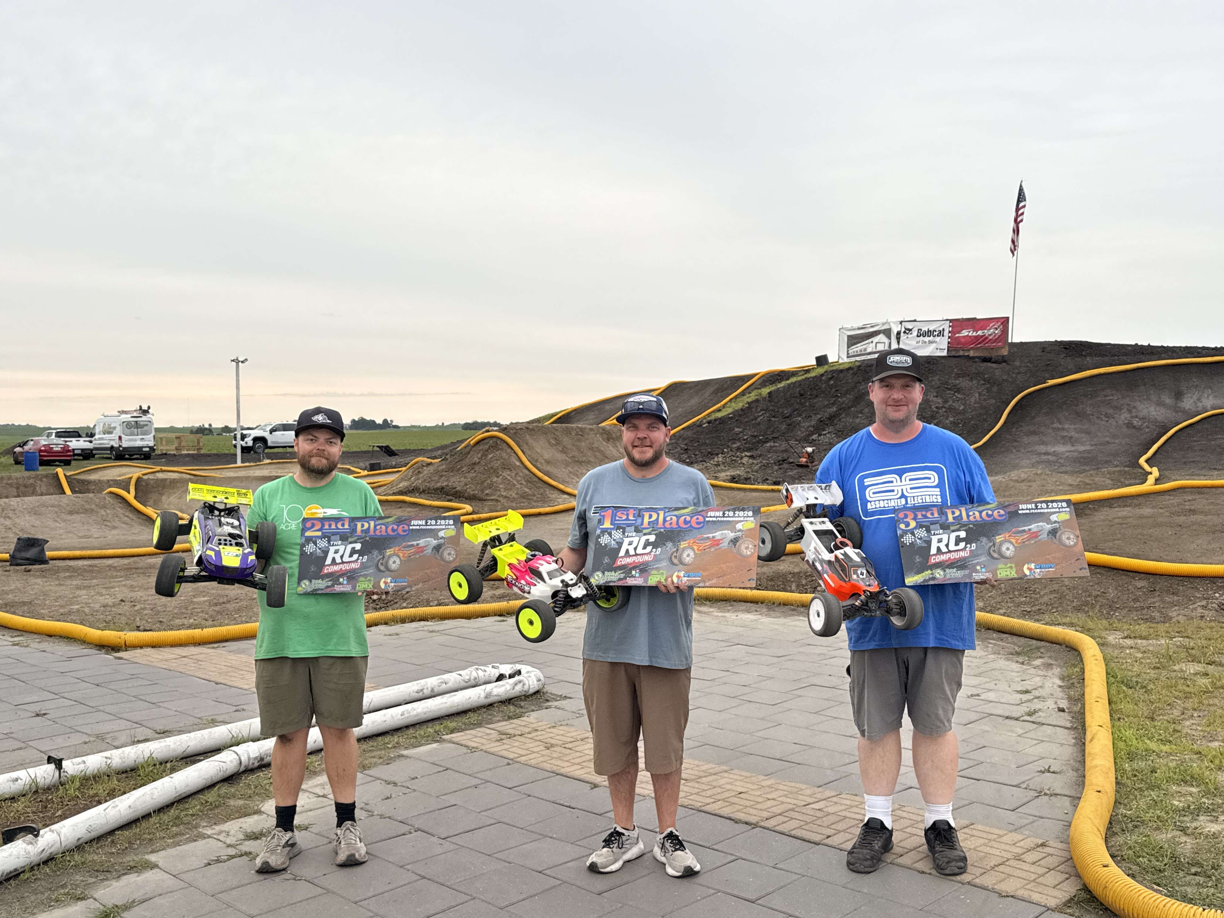 Nitro Truggy winner's circle podium