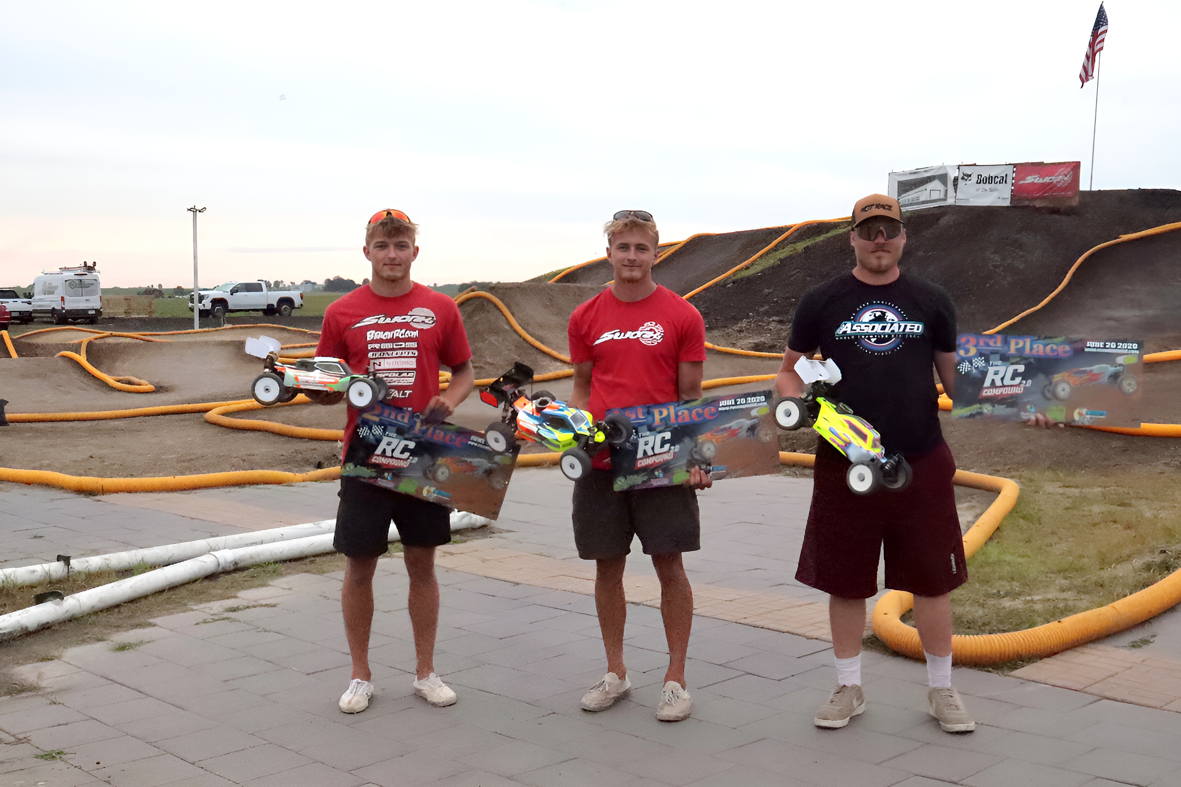 Pro Nitro Buggy winner's circle podium